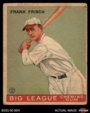 1933 Goudey #49 Frankie Frisch  Cardinals HOF 1.5 - FAIR