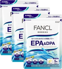 FANCL EPA and DPA 30 Days x3 Bags 90 Days Japan Omega 3 Essential Fatty Acids