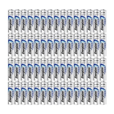Energizer 60AA Ultimate Lithium Long Lasting Leakproof Batteries