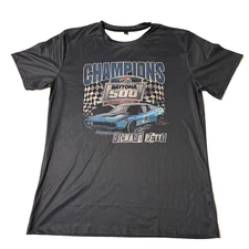 Daytona 500 Richard Petty Champions T-Shirt Men’s XL Nascar Racing Tee Black