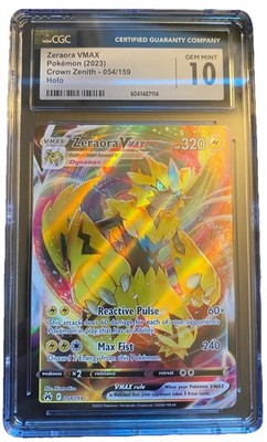 Zeraora VMAX 054/159 Crown Zenith Holo for sale online | eBay