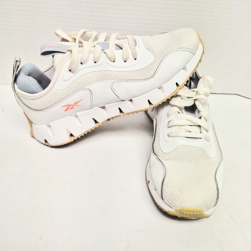 Reebok Women Zig Dynamica 30106WWOL White Running Shoes Sneakers Size 9 - Picture 5 of 11