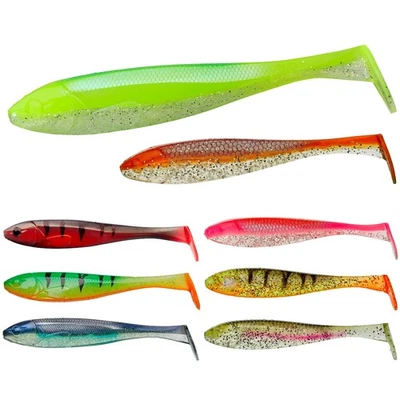 Illex Magic Slim Shad 6 125mm/16,7g Zander Gummi Gummifisch Shad - Bild 1 von 4