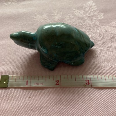 Marmorstein Schildkröte/Tortoise, Farbe grünlichblau