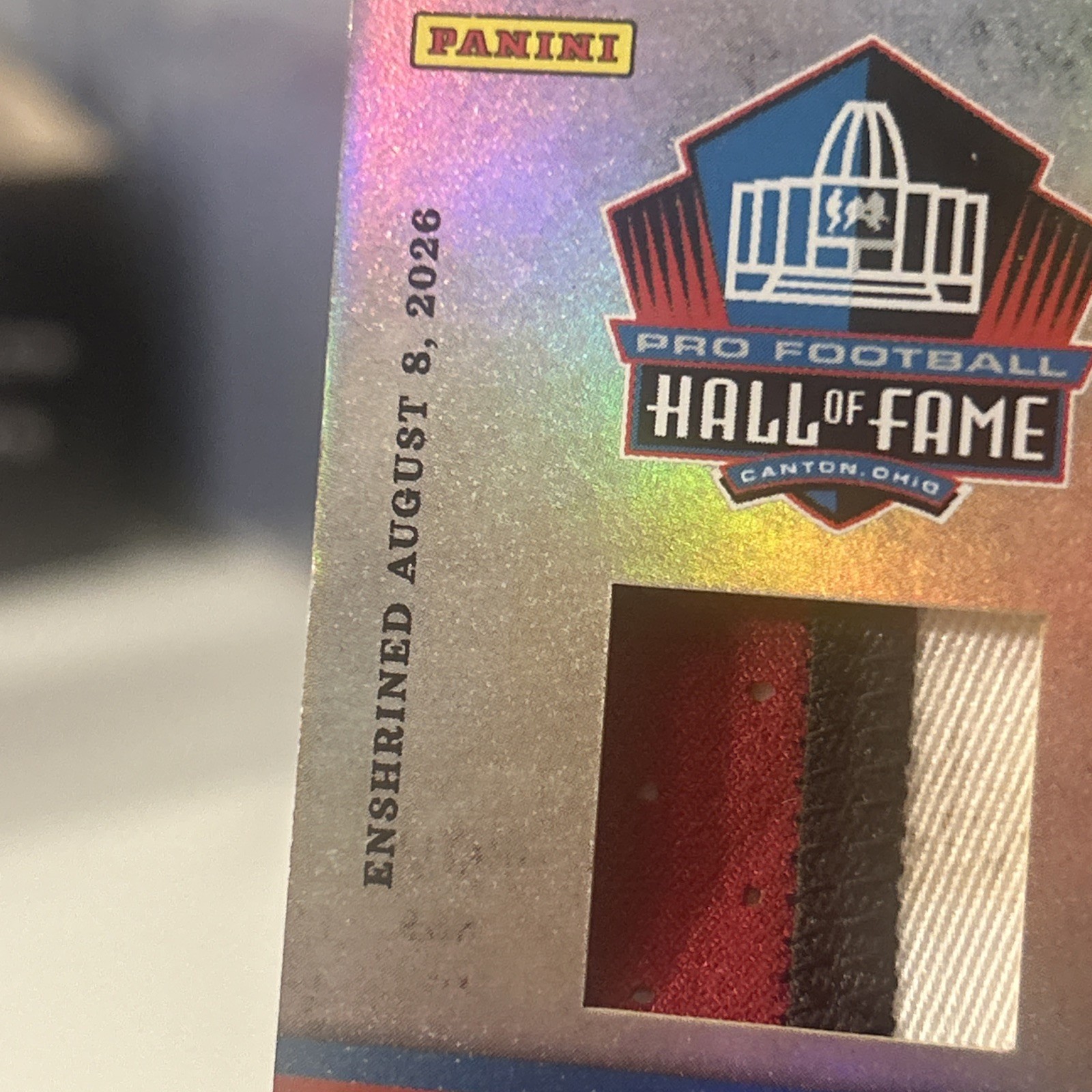 2026 Panini Hall Of Fame Larry Fitzgerald Game Used Jersey Patch /350 view 7