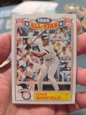 1987 Topps Glossy All Star #17 Dave Winfield New York Yankees