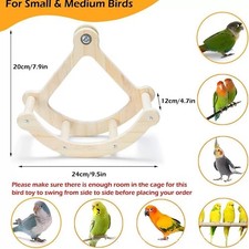 Bird Perch Toy Interactive Rocking Parakeet Toy for Cockatoo Parrot Parakeet