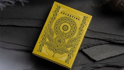 Celestial Valor Playing Cards - Giovanni Meroni - Greenish Yellow