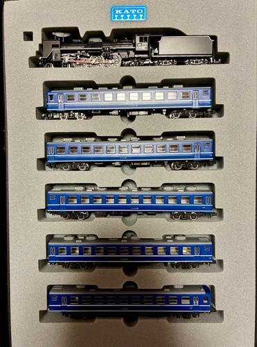 Locomotora de vapor KATO S2007-1 C57 coche de pasajeros antiguo 5 Ryogan Sui metal 182060 | Condition: Used