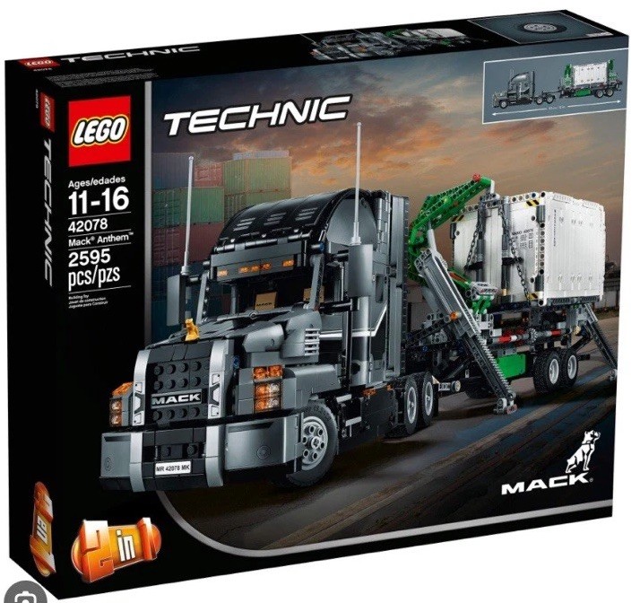 Lego Technic 42078 Mack Anthem Semi Truck 100% Complete W Instructions No Box
