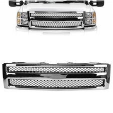 Front Grille Compatible With 2007-2013 Silverado Front Grille Compatible With 2007-2013 Silverado