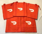 Lot of 5 ~ DOORDASH ~ 13x15x9 ~ Zippered Insulated Delivery Bag / Tote ~