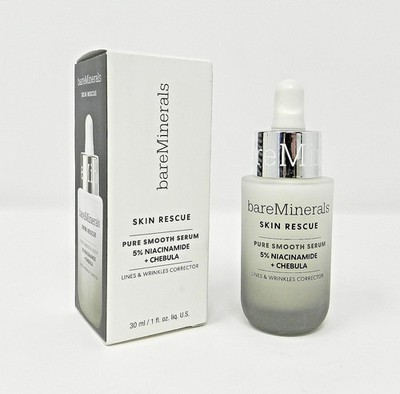 bareMinerals Skin Rescue Pure Smooth Serum Lines & Wrinkle Corrector 1 fl oz New