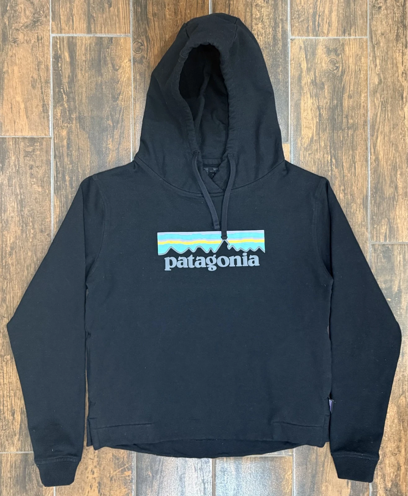 Patagonia Women's Pastel P-6 Logo Uprisal Hoody Black Size S STY39557