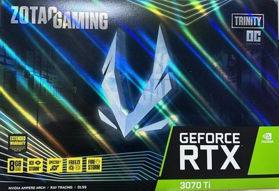 ZOTAC GAMING GEFORCE RTX 3070 Ti (TRINITY OC)-Excellent condition
