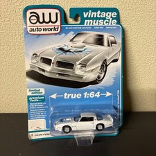 Auto World Pontiac Firebird Diecast 1:64 Limited Edition with Opening Hood