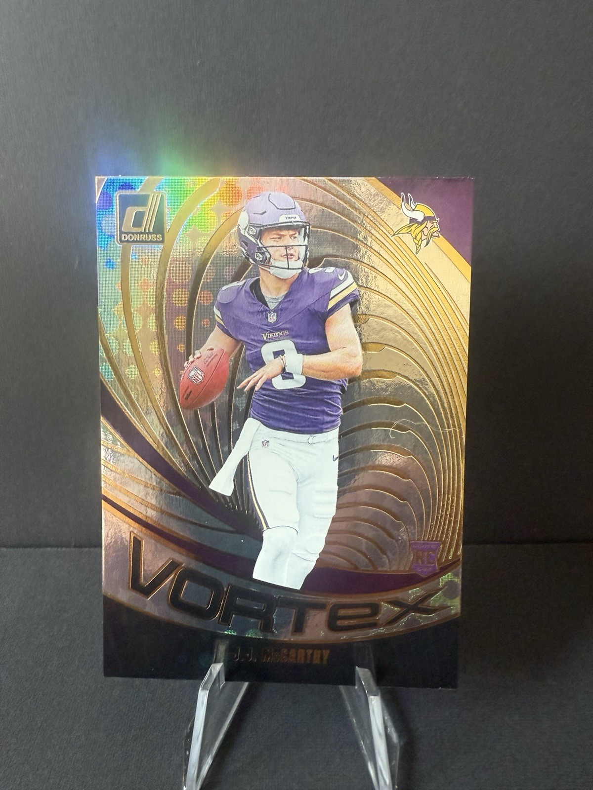2024 Panini Donruss - Vortex J.J. McCarthy #VOR-JMC (RC)