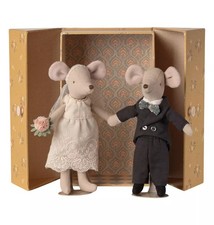 Maileg Wedding mice couple in box, Mum and dad NEW