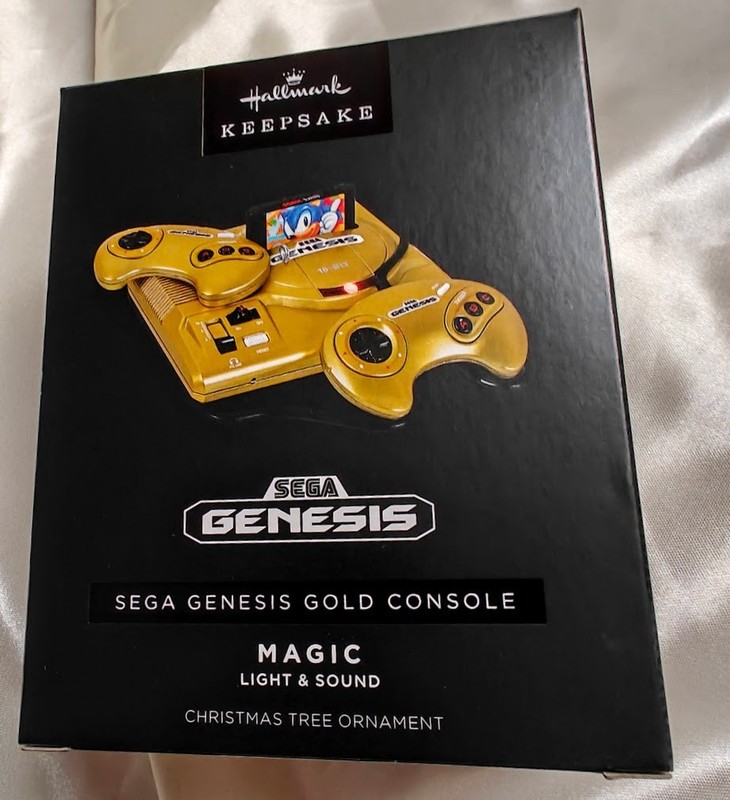 SDCC 2024 Hallmark SEGA Genesis Gold Console Keepsake Ornament LE 3200