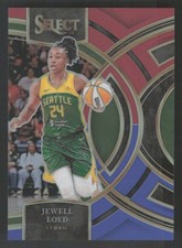 2024 Panini Select WNBA #142 Jewell Loyd Prizms Red and Blue #/399