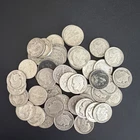 Roosevelt Silver Dimes, Mixed Dates, Lot Of 50.  #1