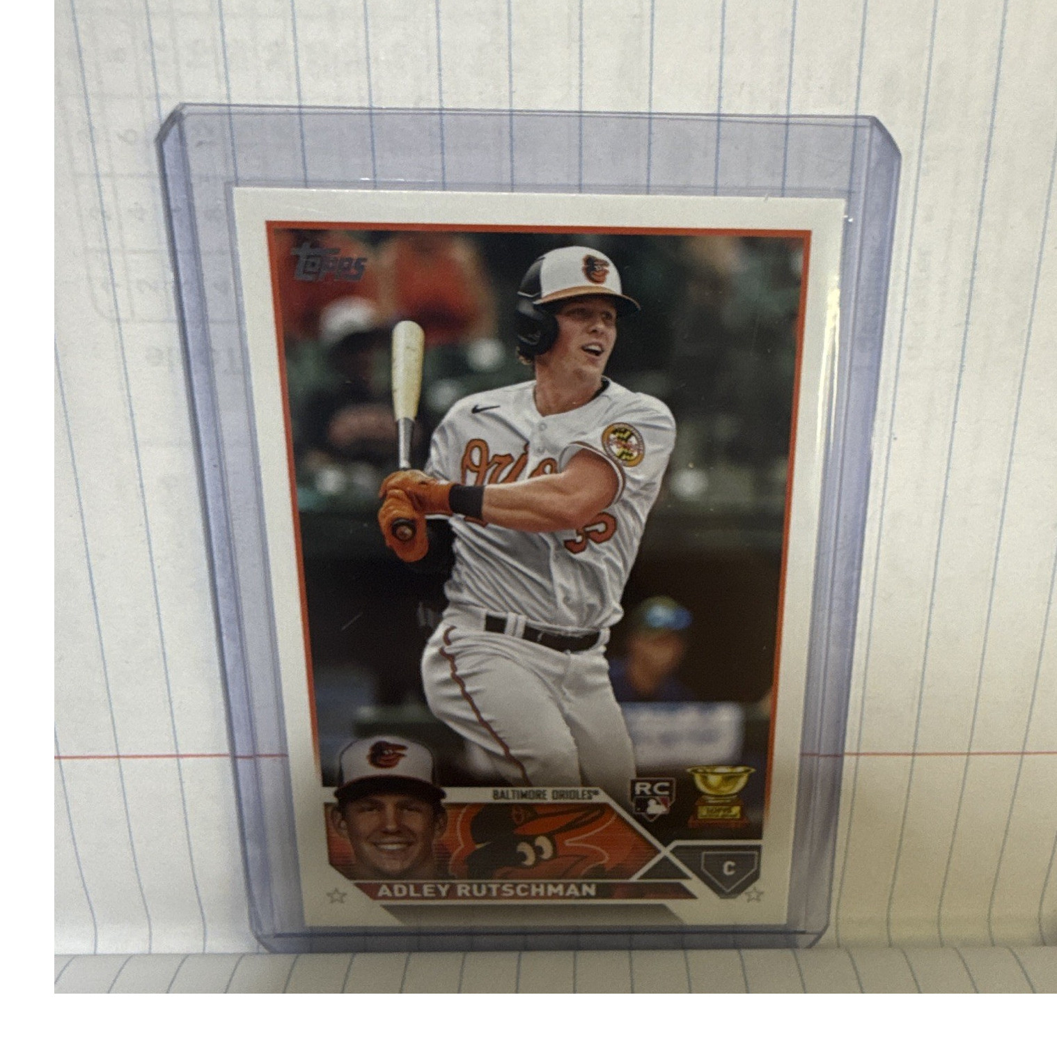 Topps 2023 Series 1 Baseball MLB Gold RC /2023 Adley Rutschman #250 O's