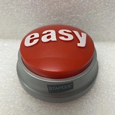 STAPLES Talking THAT WAS EASY Button Vintage ...