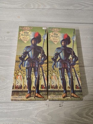 Lot of 2 NEW The Blue Knight Of Milan Aurora Plastic Model Kit No 472 Vintage