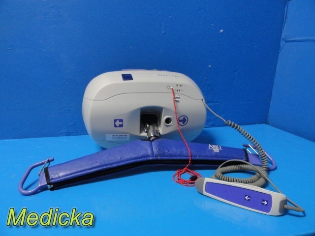 Arjo Maxi Sky 600 Ceiling Patient Lift W/ Hand Control & Spreader Bar ~ 38179