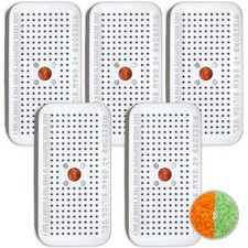 Wisesorb 40 Gram Pack of 5 Silica Gel Canister, Gun Safe Dehumidifiers Orang...