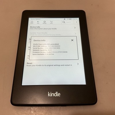 Kindle Paper white 6th Gen