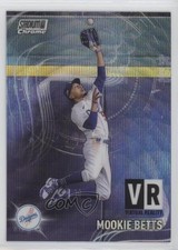 2021 Topps Stadium Club Chrome Virtual Reality Wave Refractor Mookie Betts 1b8