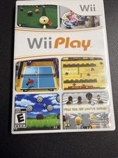Wii Play Nintendo Wii Game With Manual And Case Pool Ping Pong And Many More