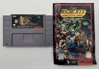 Jim Lee's WILDCATS Super Nintendo SNES  With Manual Dust Cover Tested Working