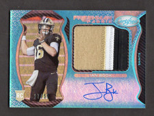 2021 Panini Certified Ian Book Freshman Fabric Mirror Signatures Auto /50