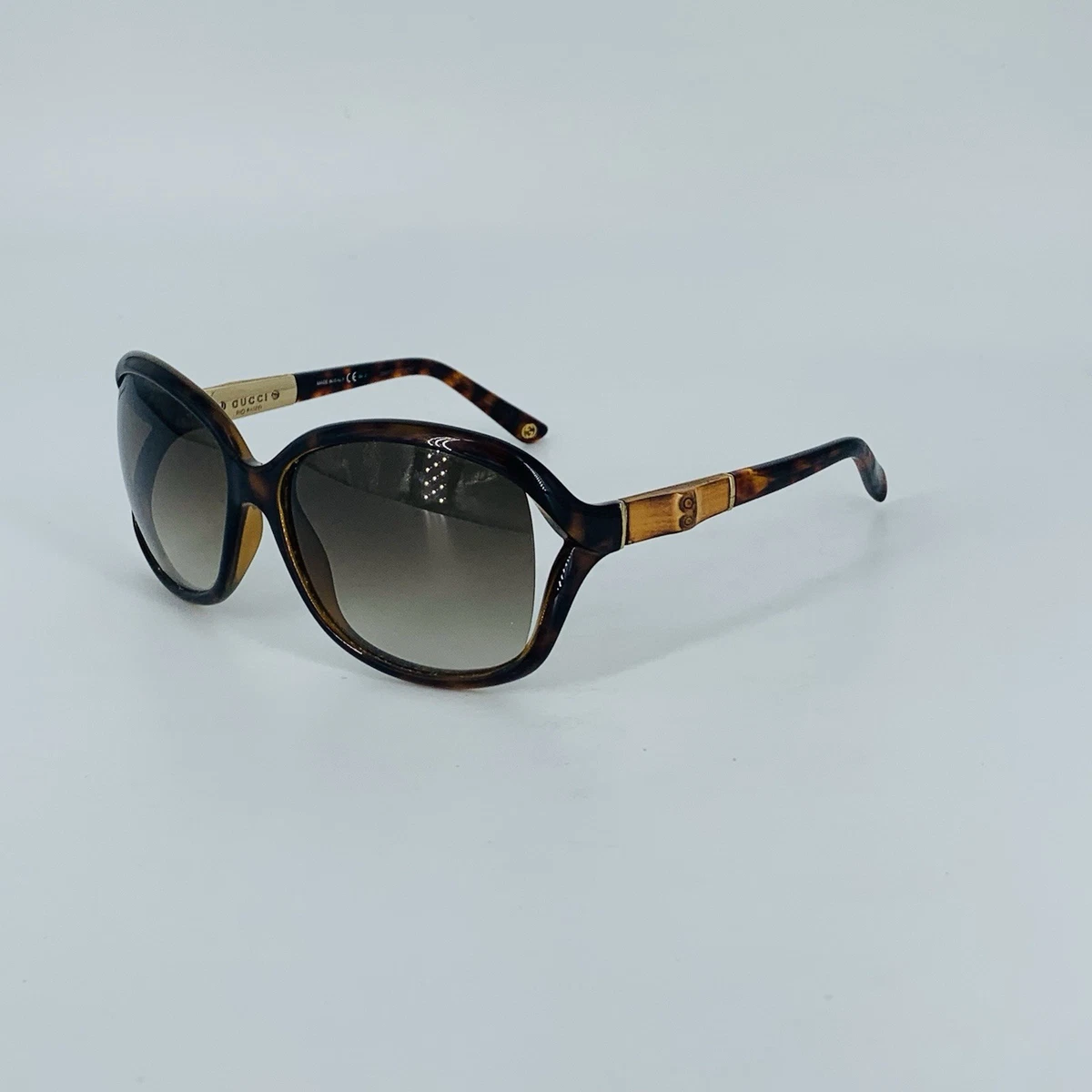 GUCCI SUNGLASSES GG 3742 2G2 140 OPTYL FLORA BUTTERFLY METALLIC TEMPLES Gucci Butterfly Sunglasses for Women for sale | eBay main image 2