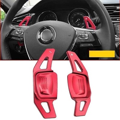 Für VW Tiguan Golf 7 MK7 Passat B8 Aluminium Schaltwippen Verlängerung rot