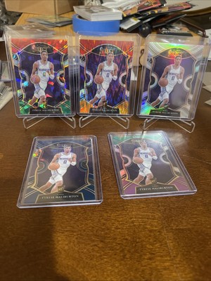Tyrese Haliburton 2020-21 Select (5) RC Lot! All Prizms! Ice, Flash, Silver!!