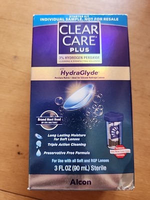 Clear Care Plus Hydraglyde + Lens Case Alcon 3 oz 2025