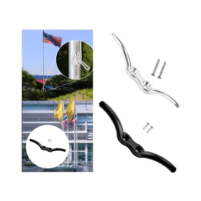 Seilklampe aus Edelstahl, Bootsklampe mit Schrauben, Dockklampe, Deckbeschläge,