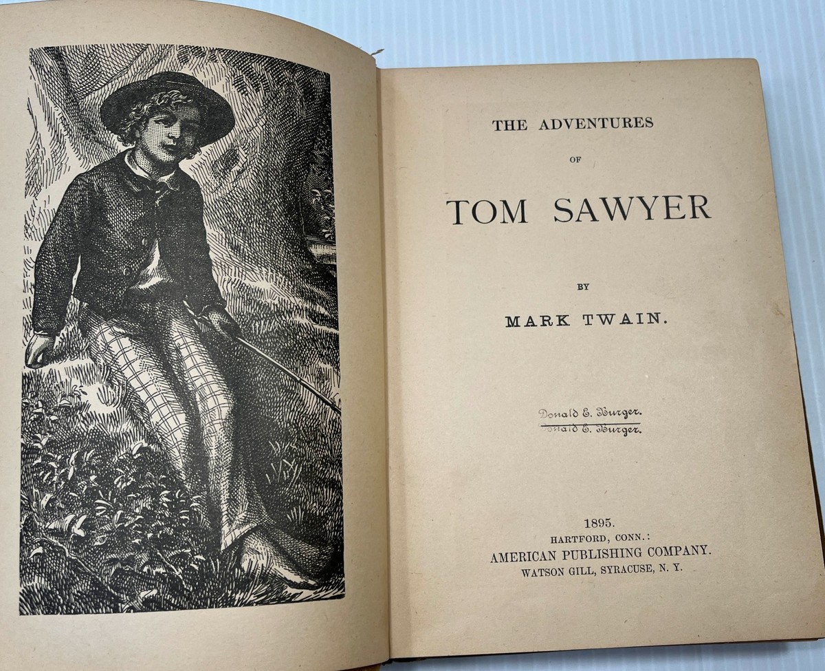 The Adventures of Tom Sawyer, by Mark Twain, 1895, Early Second