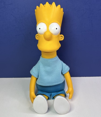 #ad #ad Vintage The Simpsons Bart Simpson Vinyl Plush Doll 11quot; Dan Dee 1990 Fox $11.99