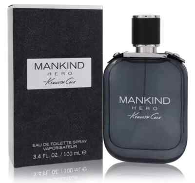 Kenneth Cole Mankind Hero Men 3.4 oz 100 ml Eau De Toilette Spray NIB Sealed
