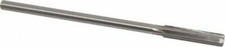 Made in USA 0.393" HSS 6 Flute Chucking Reamer Straight Flute, Straight Shank...