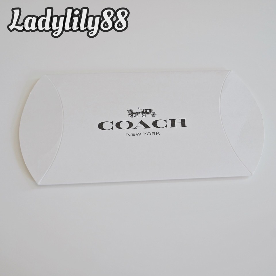 New Coach Authentic Gift Box -Brown Collapsible Size Mini - Lager | eBay