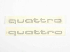 Audi 1995-2020 Quattro Black Decals- Set Of Two 4g0064317y9b