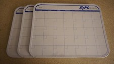 3 Set NEW Expo Fridge Dry Erase Calendar Whiteboard For Refrigerator Planners