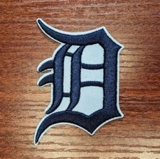 Detroit Tigers Patch MLB Baseball Sports Embroidered Iron On Patch 2.75x1.75"