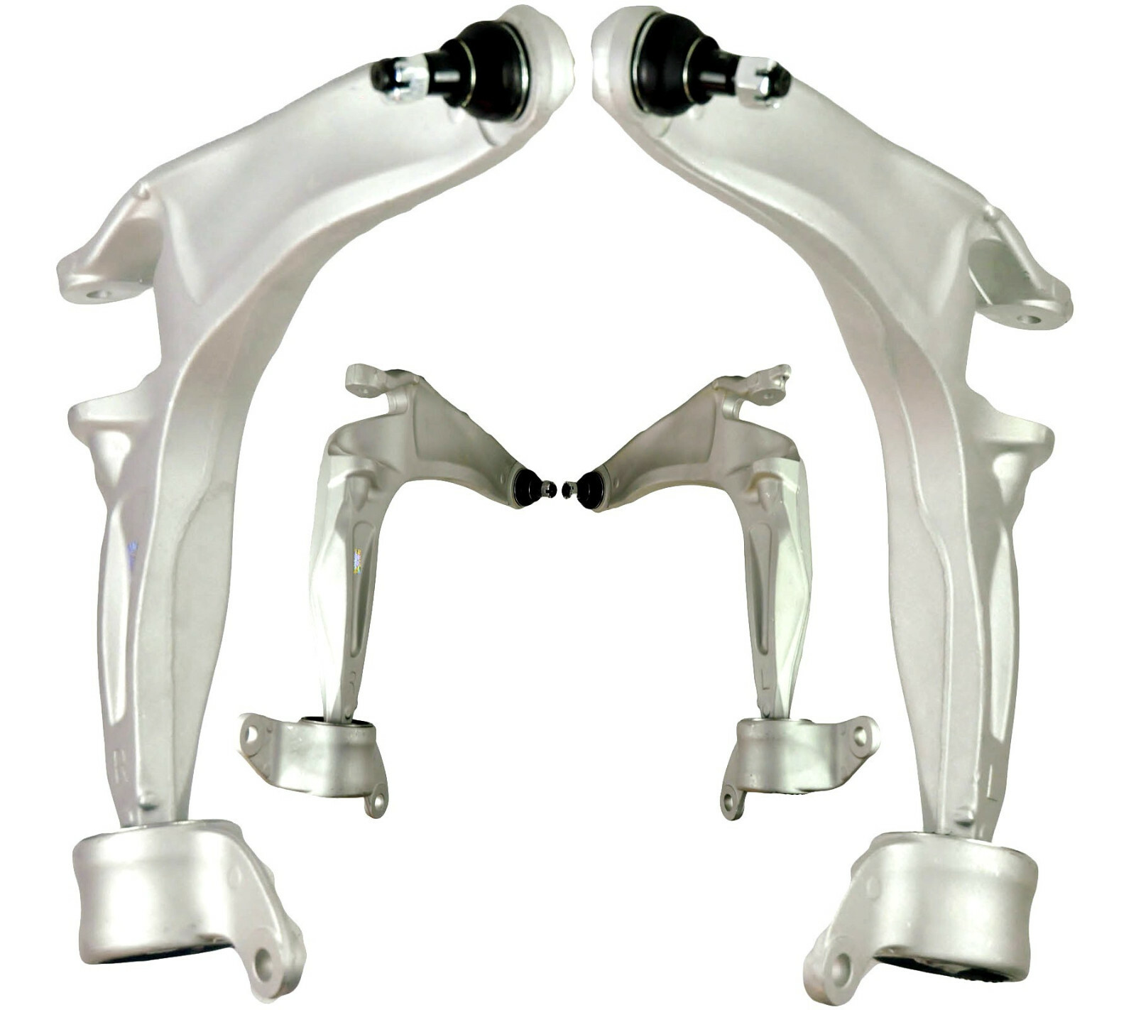 Pair Front Lower Suspension Wishbone Control Arms For Honda Civic Mk8 1
