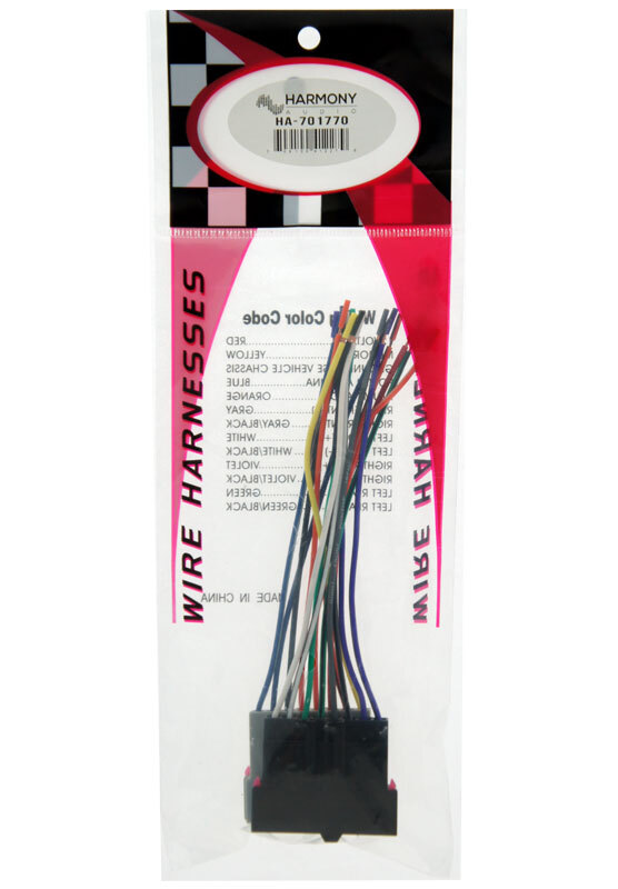 Harmony Audio Radio Harness Adapter - Fits 1986-1997 Ford Ranger Stereo Installation